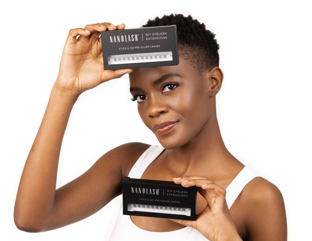 pre glued lashes clusters nanolash